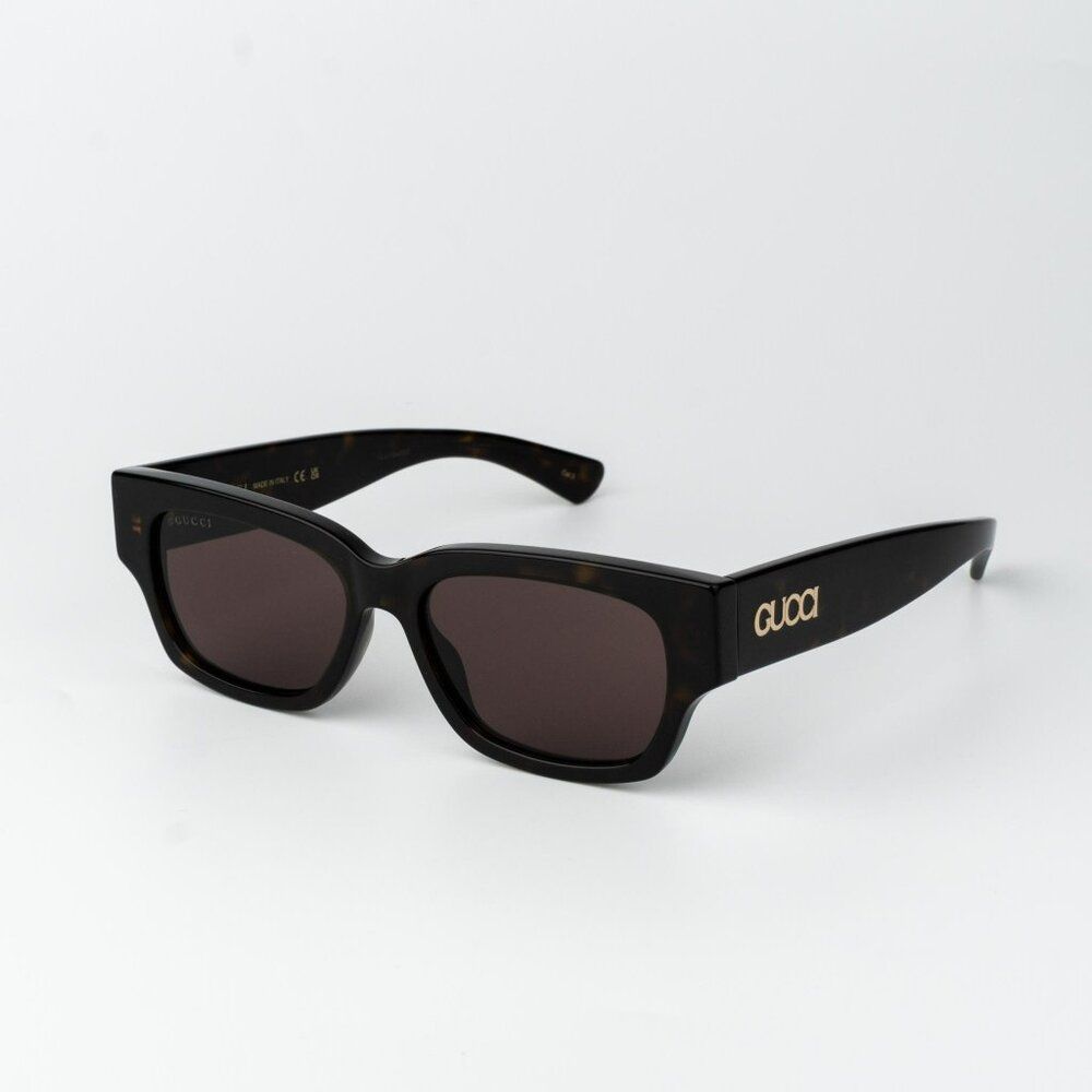 Gucci Women Sunglasses Havana Brown Square Gg1794s 002 Brand New